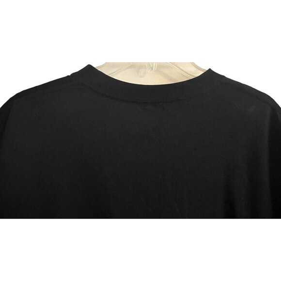P. Diddy Sean John XXXL 3XL Original Fit Black & Metallic Bllue Branded Tshirt C - Picture 8 of 12